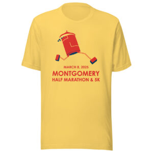 2025 Montgomery Half & 5k ALTERNATE T-Shirt on Bella + Canvas Unisex t-shirt