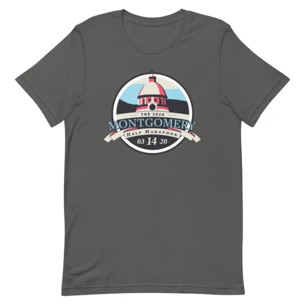 2020 Montgomery Half & 5k T-Shirt on Bella + Canvas Unisex t-shirt 1